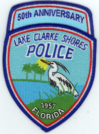 FLORIDA,LAKE CLARKE SHORES POLICE ANNIVERSARY 50TH 1